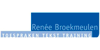 Logo Renée Broekmeulen, Toespraken Tekst Training